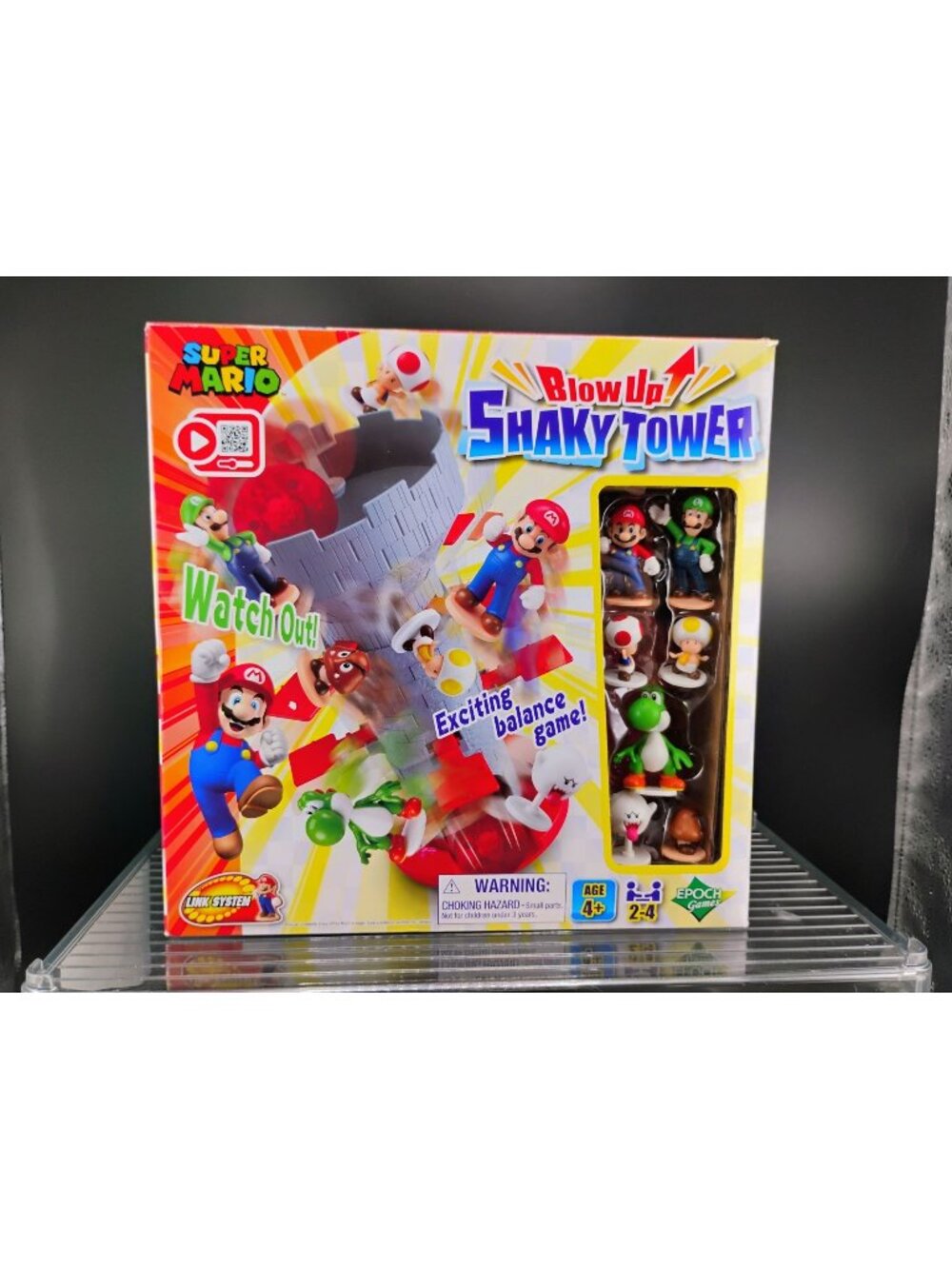 Super Mario Blow Up! Shaky Tower Balance Game For Ages 4+